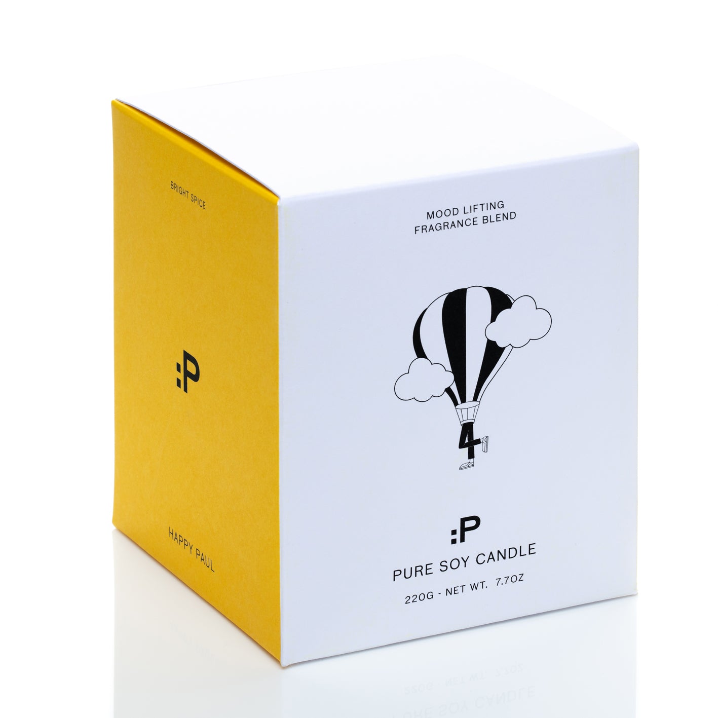 Bright Spice Soy Wax Candle (100% Natural, 220g)